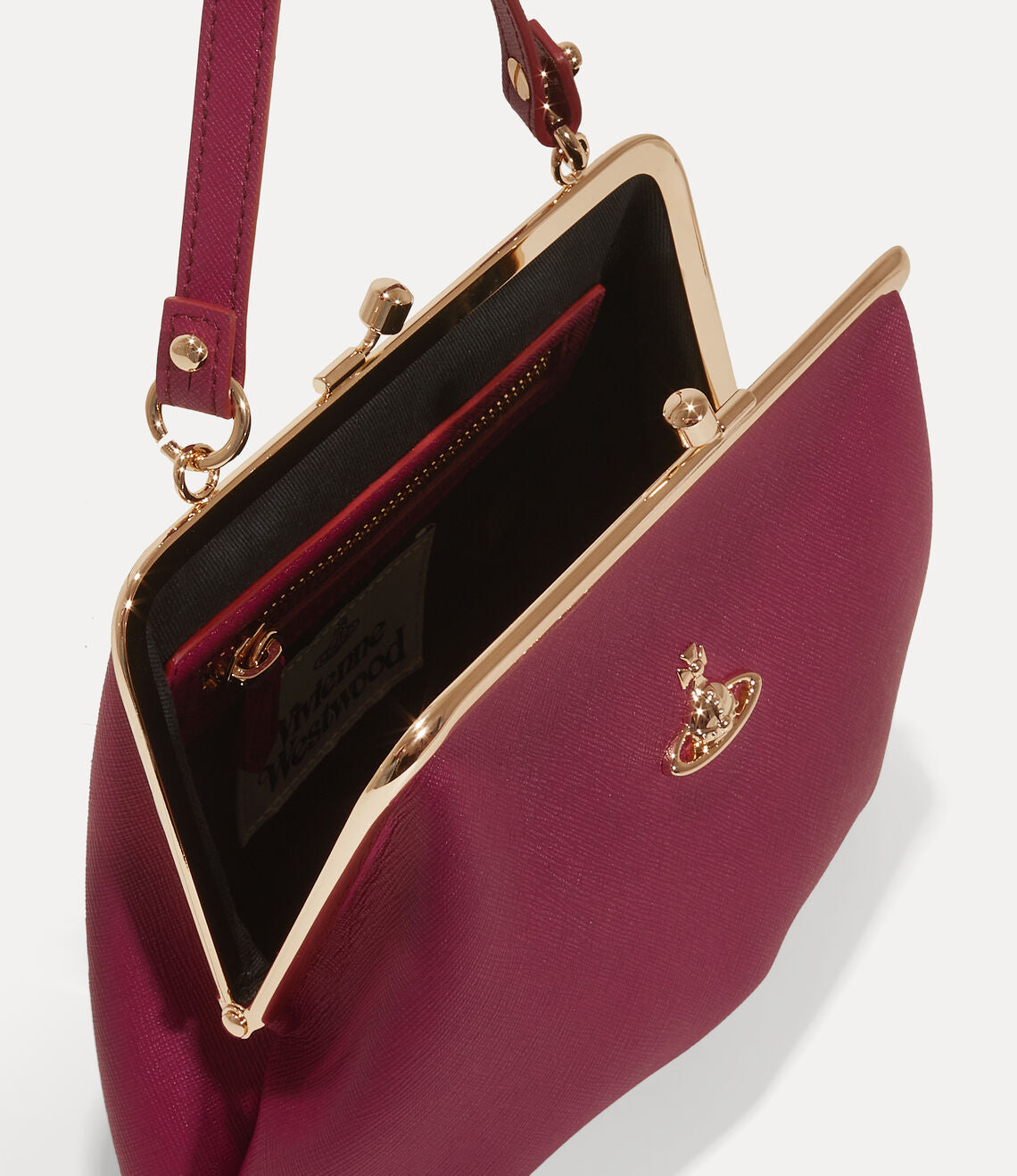 Granny Frame Purse Red