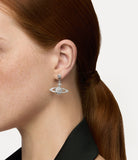 Mini bas relief drop earrings