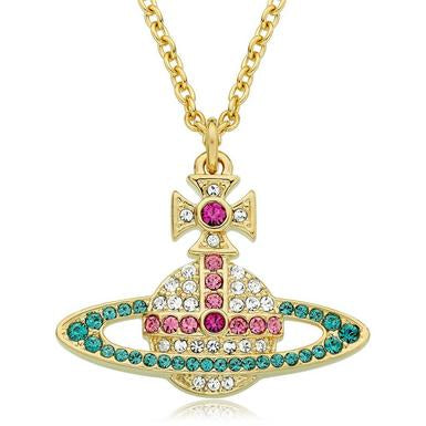 KIKA pendant Necklace gold/crystal