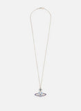 Man. KIKA pendant Platinum/light sapphir