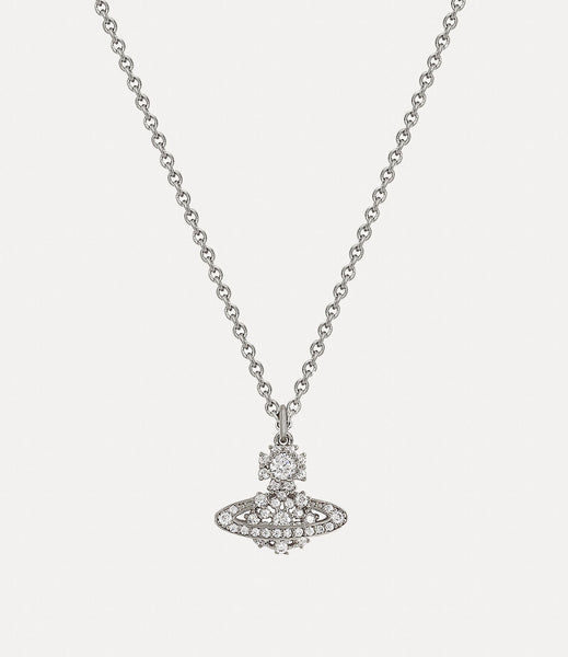 Narcissa pendant in platinum-white