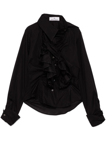 Wizard Frill Shirt in Black