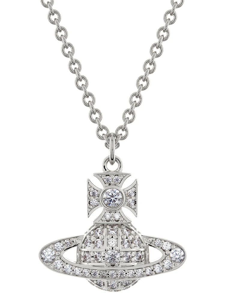 Vivienne Westwood｜FASHION PROPS (CARMELA BAS RELIEF PEN Vivienne Westwood Silver-Tone Carmela Bas Relief Pendant