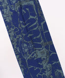 Graffiti scarf  blue