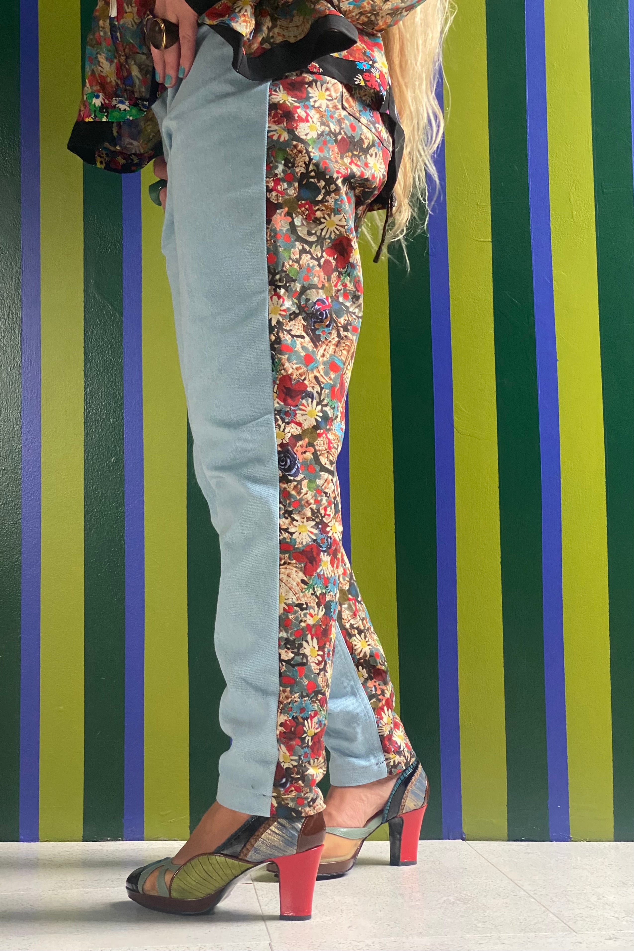 PATSY denim Pants blue/um auðugan garð að gresja