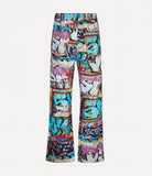 Baggy Jeans in Graffiti print