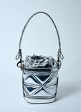 Kitty small bucket bag silver