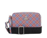 Melih Camera Bag blue/orange tartan