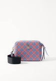 Melih Camera Bag blue/orange tartan