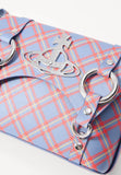 KIM Crossbody Blue/Orange Tartan
