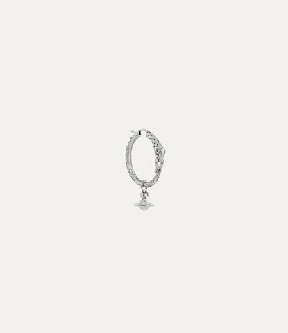 Man. Albane Single Earring in antique-platinum