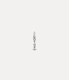 Man. Albane Single Earring in antique-platinum