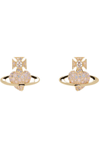 Agnatha earrings gold/milky pink