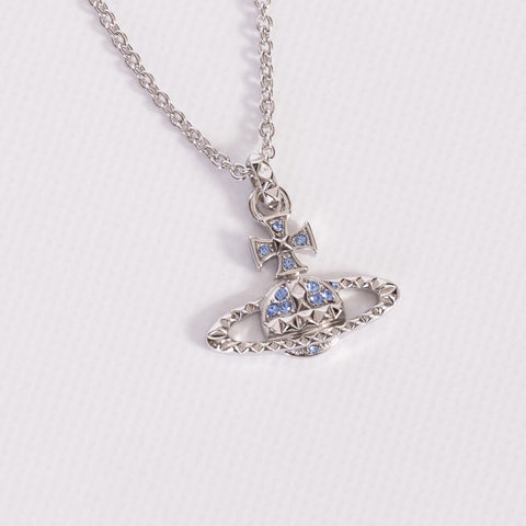MAN MAYFAIR PENDANT Platinum/crystal