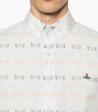 2 Button Krall shirt - White multi