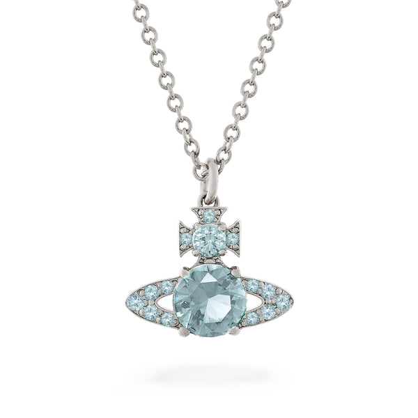 ISMENE Pendant platinum/light blue