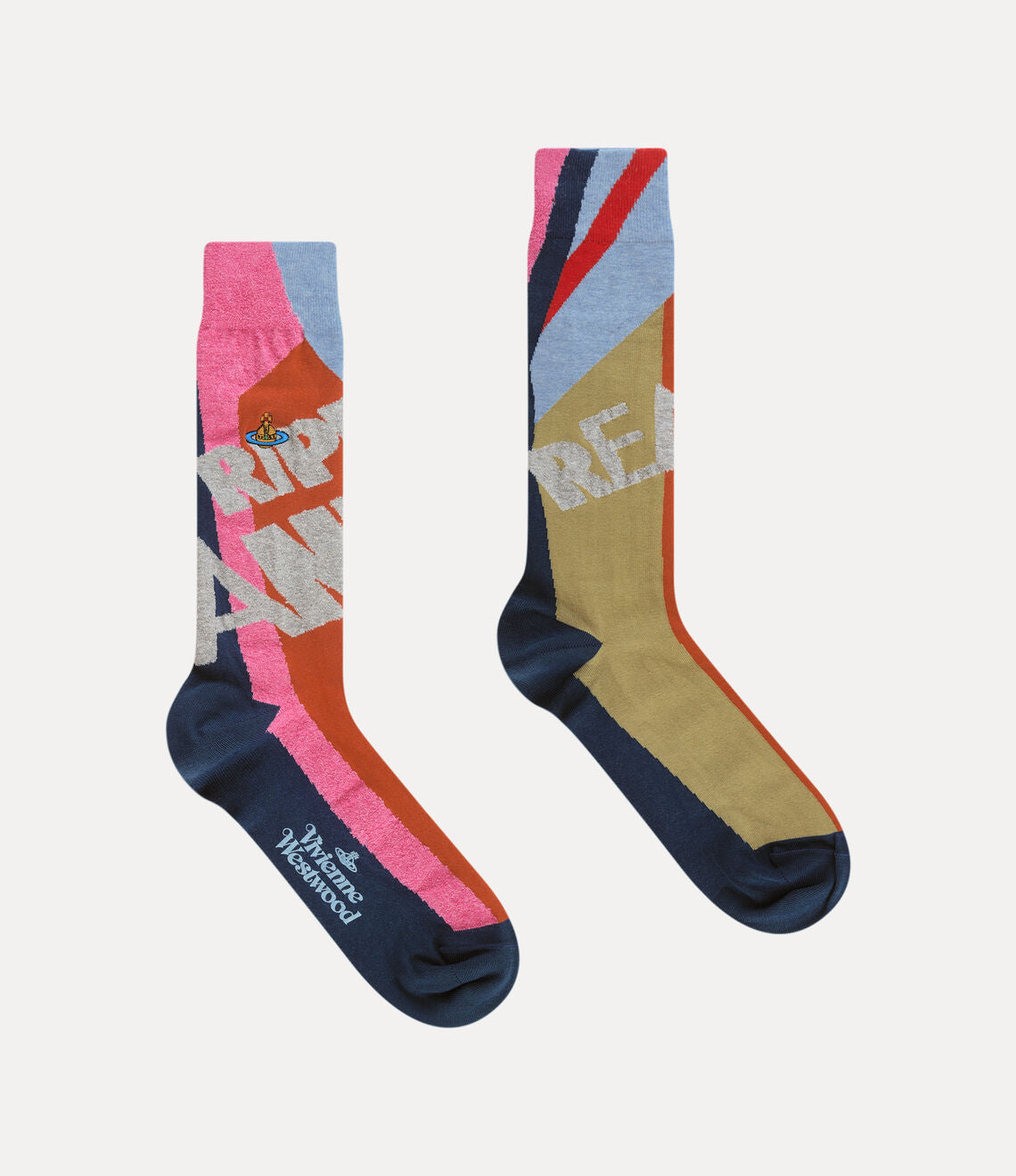 Ripped And Ready Sock Orange