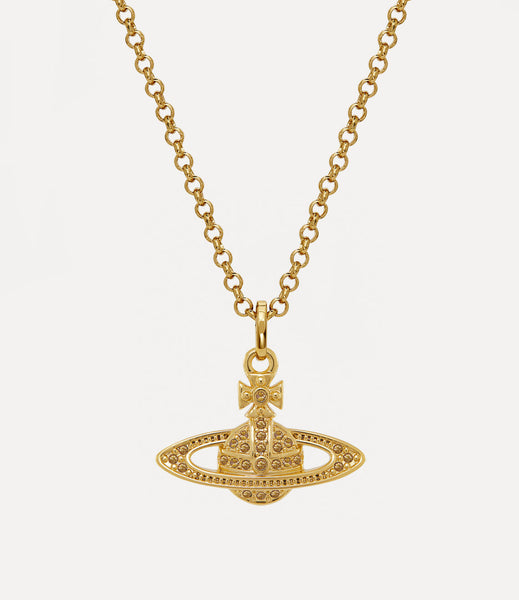 Mini bas relief PENDANT gold light Colorado topaz
