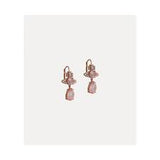 ISMENE Drop Earrings gold/peach/white