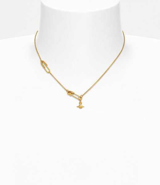 Safety Pin Pendant Necklace