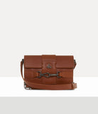 Bella Flap Crossbody camel/gunmetal