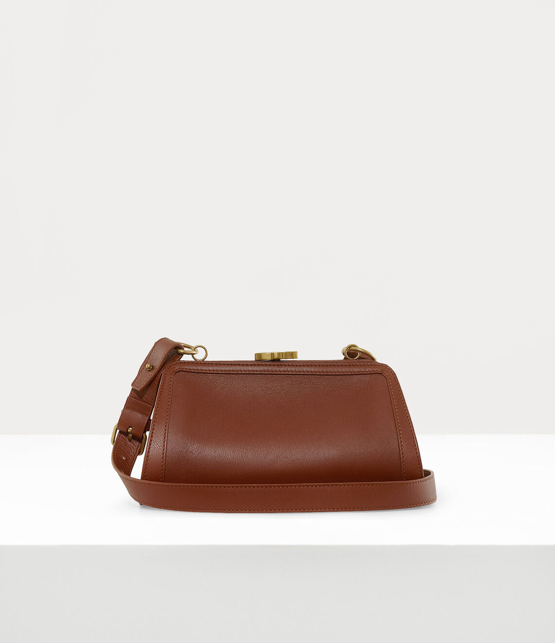 Ascot frame bag brown