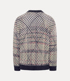 Distressed tartan jumper