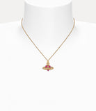 New Diamante Heart pendant Necklace in gold-light gold quartz crystal