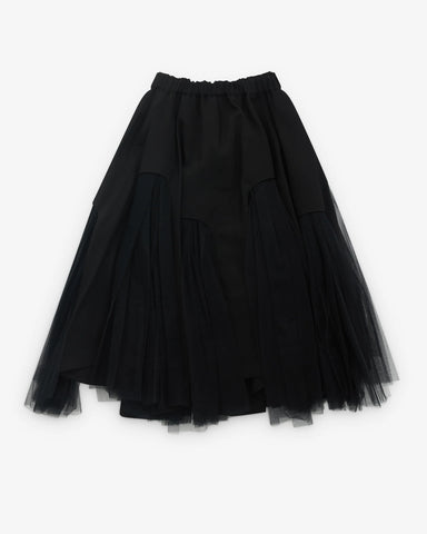 Women's Netted Skirt black