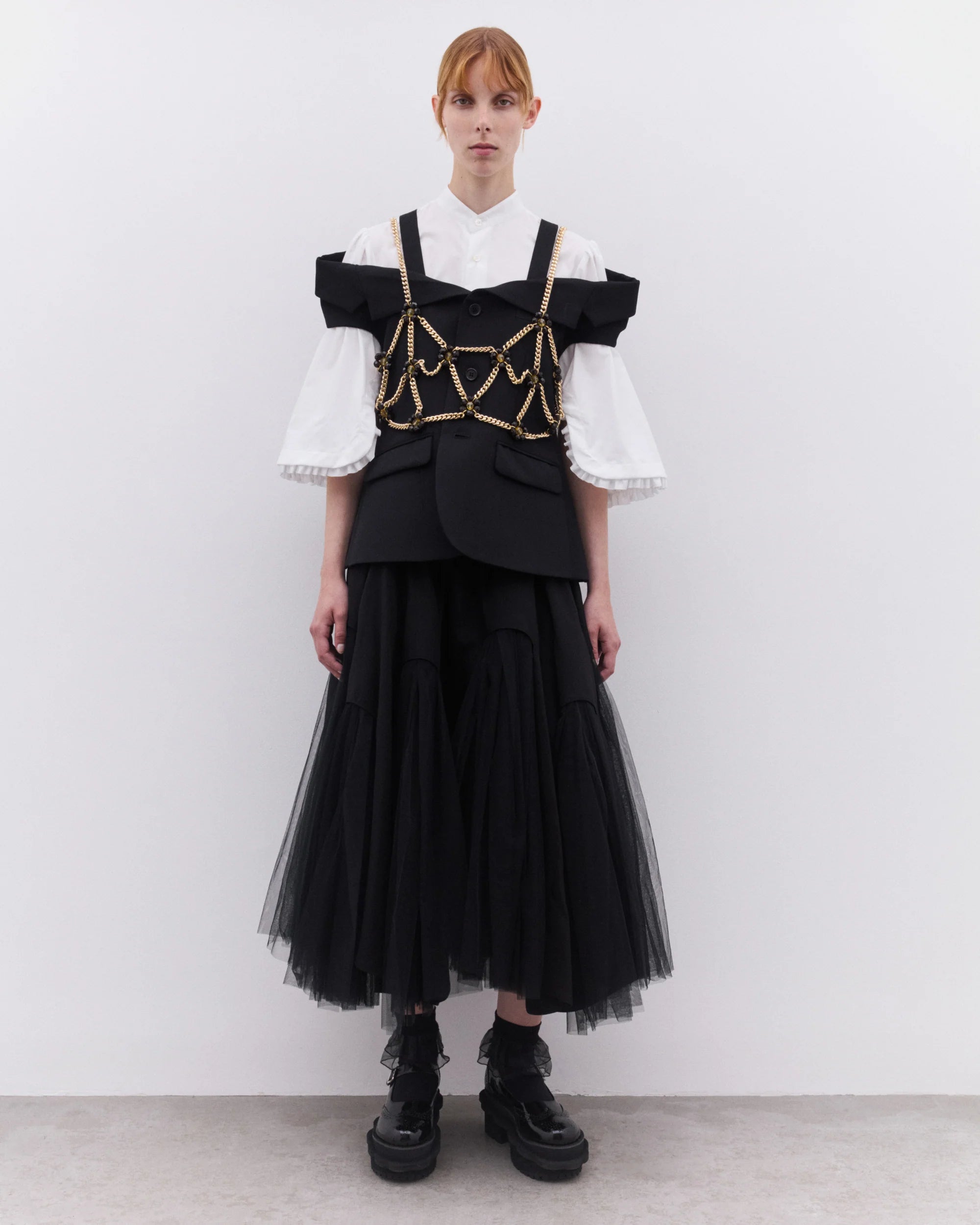 Women's Netted Skirt black