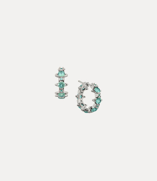 Warrwick Earrings platinum-light green