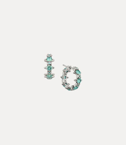 Warrwick Earrings platinum-light green