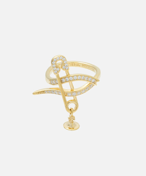 Lilith ring gold tone