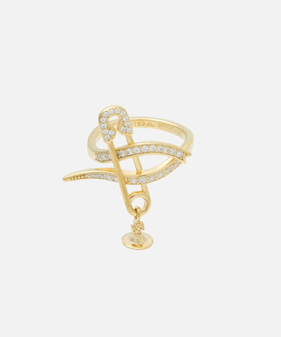 Lilith ring gold tone