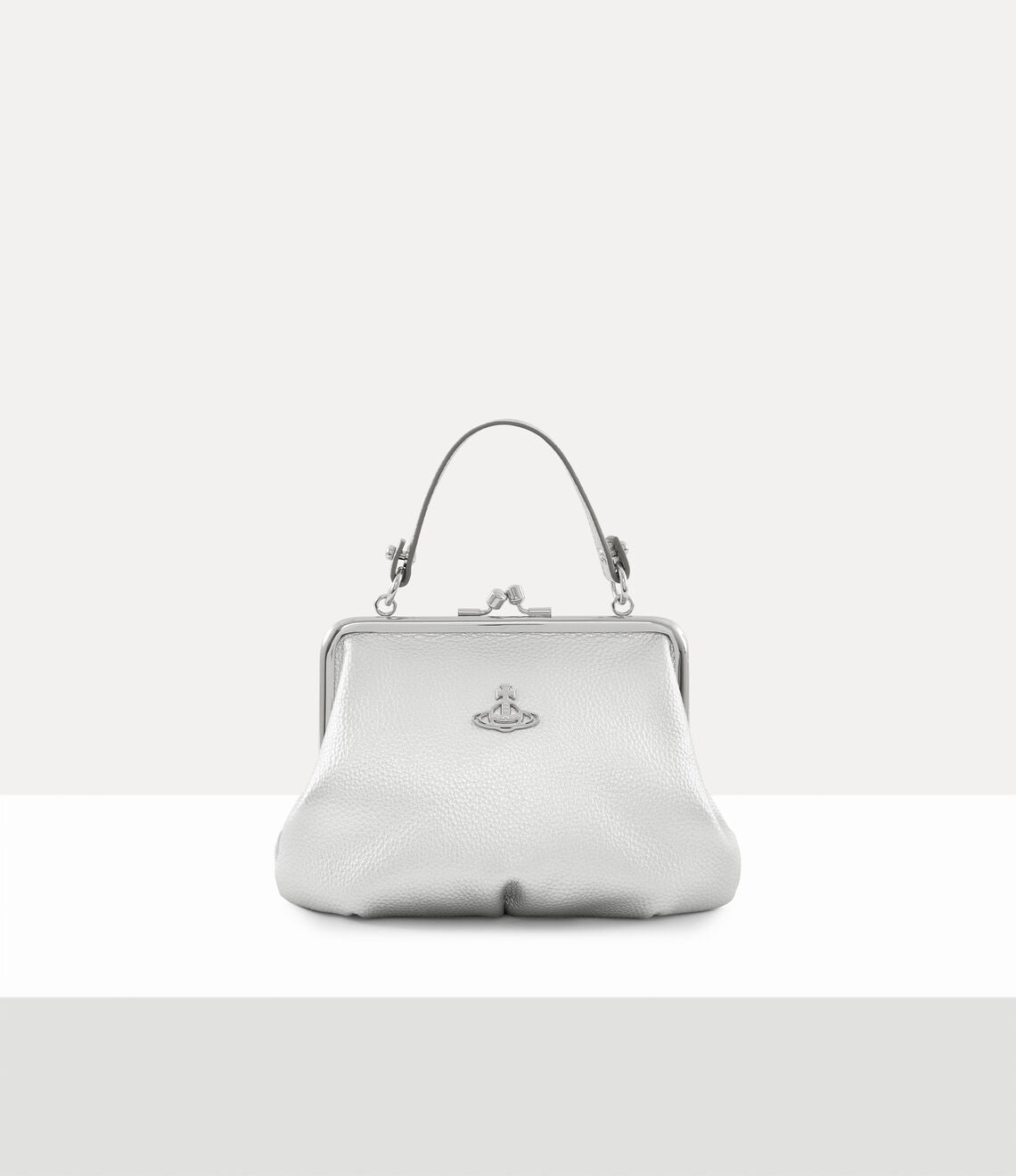 Granny Frame Purse silver