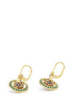 KIKA orb earrings gold/emerald