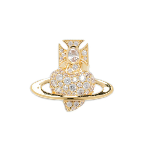 Agnatha earrings gold/white