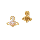 Agnatha earrings gold/white