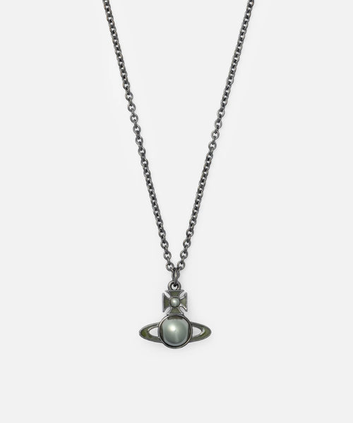 Man Tillya pendant ruthenium/dark olive
