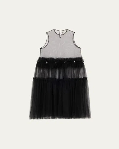 Noir Kei Ninomiya Tulle dress Black