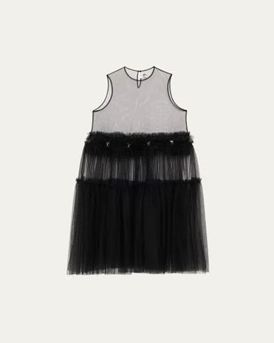 Noir Kei Ninomiya Tulle dress Black