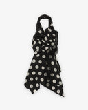 Junya Watanabe Halter Neck Polka Dot Dress Black/White