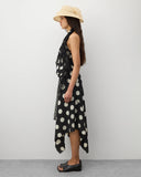 Junya Watanabe Halter Neck Polka Dot Dress Black/White