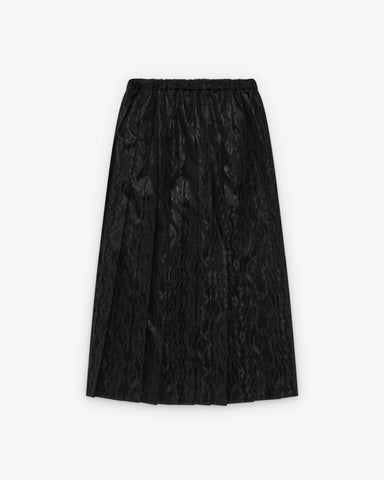 Junya Watanabe Floral Jacquard Skirt Black