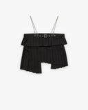 Noir Kei Ninomiya Tiered Pleated Top
