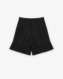 Pleated Shorts Black
