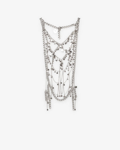 NOIR KEI NINOMIYA Metal Stars Harness Silver