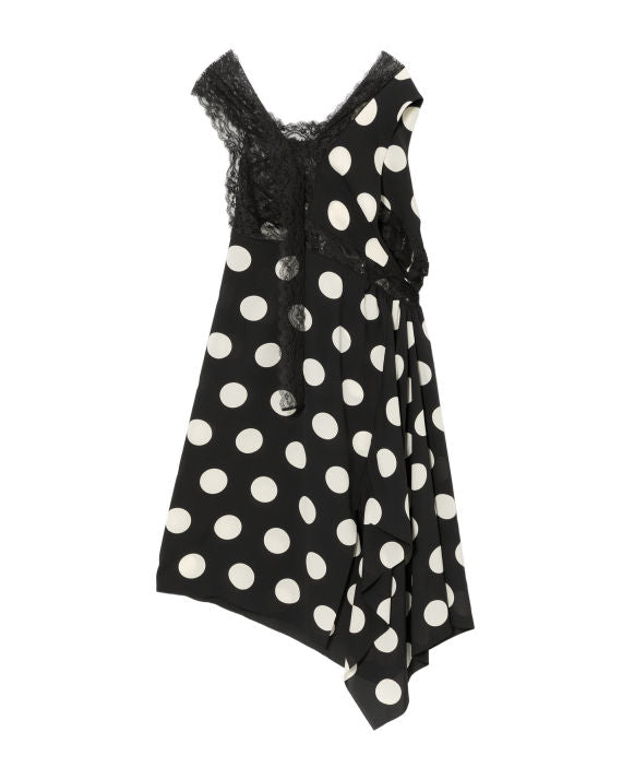 Junya Watanabe Polka Dot Dress Black/White
