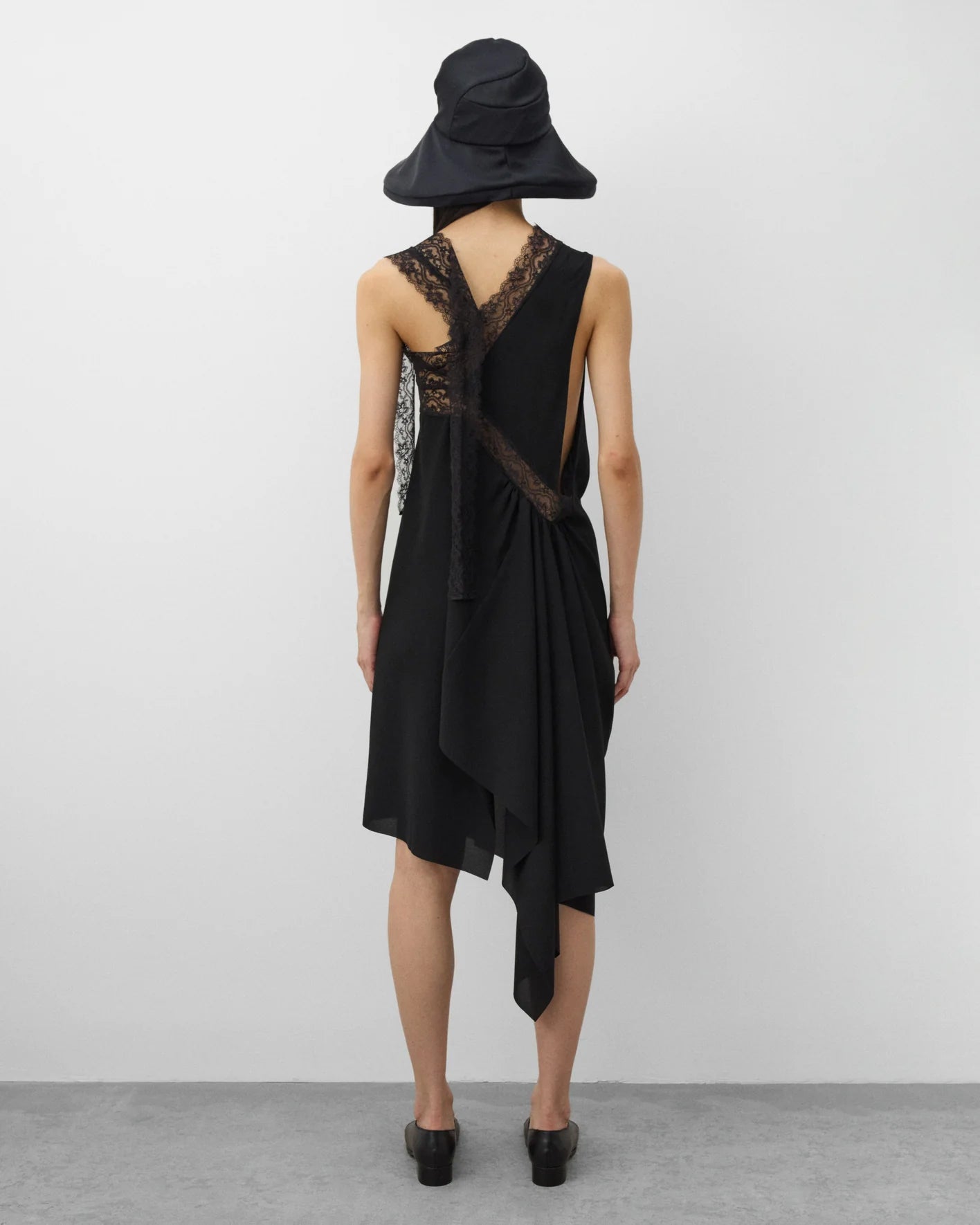 Junya Watanabe Women’s Lace Trim dress black