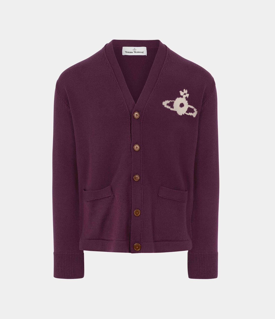Alex Cardigan Dark Mahogany